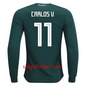 Mexico Fodboldtrøjer Carlos V 11 Hjemmebanesæt VM 2018 Langærmet